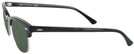 ClubMaster Shiny Black Ray-Ban 5154 Progressive Reading Sunglasses View #3