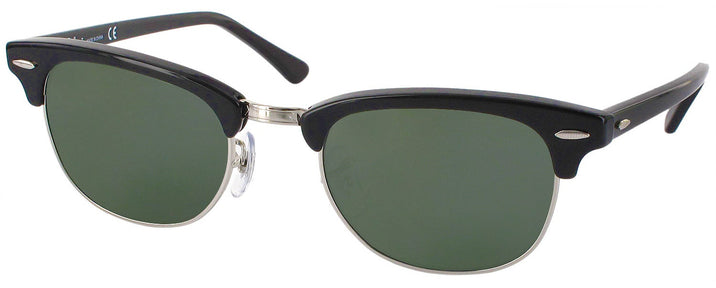 ClubMaster Shiny Black Ray-Ban 5154 Progressive Reading Sunglasses View #1