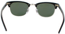 ClubMaster Shiny Black Ray-Ban 5154 Bifocal Reading Sunglasses View #4