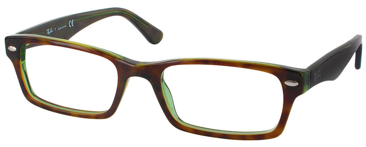 Rectangle Ray-Ban 5206 Single Vision Full Frame View #1