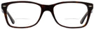 Wayfarer Dark Havana Ray-Ban 5228L Bifocal View #2