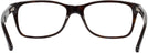 Wayfarer Dark Havana Ray-Ban 5228L Single Vision Full Frame View #4