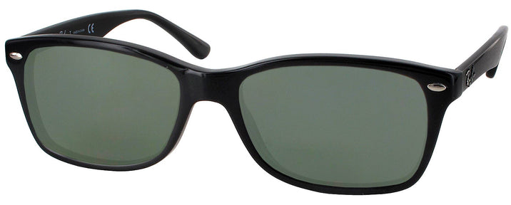 Wayfarer Shiny Black Ray-Ban 5228L Progressive Reading Sunglasses View #1