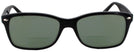 Wayfarer Shiny Black Ray-Ban 5228L Bifocal Reading Sunglasses View #2