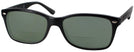 Wayfarer Shiny Black Ray-Ban 5228L Bifocal Reading Sunglasses View #1