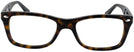 Wayfarer Dark Havana Ray-Ban 5228 Computer Style Progressive View #2