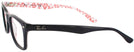 Wayfarer Top Black Ray-Ban 5228 Computer Style Progressive View #3