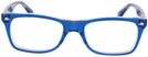 Wayfarer Blue Ray-Ban 5228 Single Vision Full Frame View #2