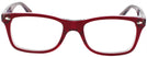 Wayfarer Red Ray-Ban 5228 Single Vision Full Frame View #2