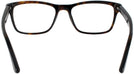 Rectangle Dark Havana Ray-Ban 5279 Computer Style Progressive View #4