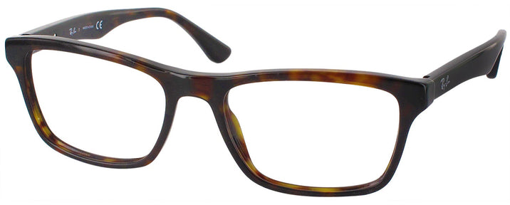 Rectangle Dark Havana Ray-Ban 5279 Computer Style Progressive View #1