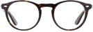 Round Dark Havana Ray-Ban 5283L Computer Style Progressive View #2