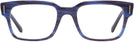 Square Striped Blue Ray-Ban 5388L Progressive No-Lines View #2