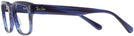 Square Striped Blue Ray-Ban 5388L Progressive No-Lines View #3