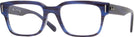 Square Striped Blue Ray-Ban 5388L Progressive No-Lines View #1