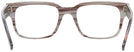 Square Striped Grey Ray-Ban 5388L Progressive No-Lines View #4