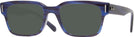 Square Striped Blue Ray-Ban 5388L Progressive Reading Sunglasses View #1