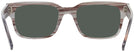Square Striped Grey Ray-Ban 5388L Progressive Reading Sunglasses View #4