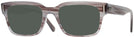 Square Striped Grey Ray-Ban 5388L Progressive Reading Sunglasses View #1
