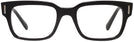 Square Shiny Black Ray-Ban 5388 Single Vision Full Frame View #2