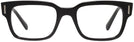 Square Shiny Black Ray-Ban 5388 Progressive No-Lines View #2