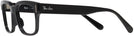 Square Shiny Black Ray-Ban 5388 Progressive No-Lines View #3