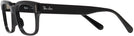 Square Shiny Black Ray-Ban 5388 Computer Style Progressive View #3