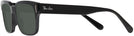 Square Shiny Black Ray-Ban 5388 Progressive Reading Sunglasses View #3