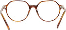 Round Striped Havana Ray-Ban 5395 Computer Style Progressive View #4