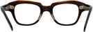 Cat Eye,Unique Black On Transparent Brown Ray-Ban 5486 Computer Style Progressive View #4