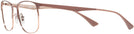 Square Beige On Copper Ray-Ban 6421 Computer Style Progressive View #3