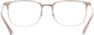 Square Beige On Copper Ray-Ban 6421 Computer Style Progressive View #4