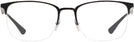 Square Matte Black/Silver Ray-Ban 6433 Progressive No-Lines View #2