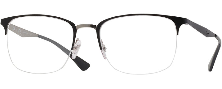  Matte Black/Silver Ray-Ban 6433 Single Vision Full Frame View #1