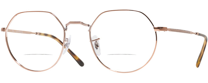 Round Copper Ray-Ban 6465 Bifocal View #1