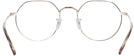 Round Silver Ray-Ban 6465 Computer Style Progressive View #4