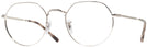 Round Silver Ray-Ban 6465 Progressive No-Lines View #1