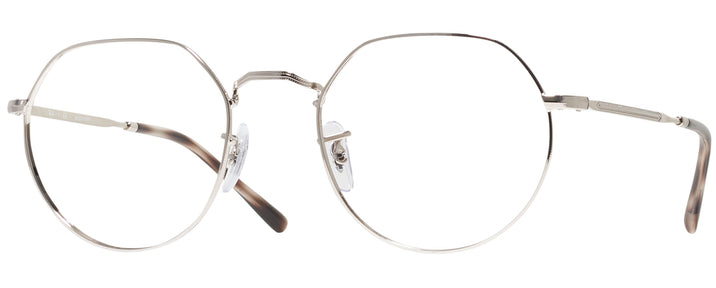 Round Copper Ray-Ban 6465 Single Vision Full Frame View #1