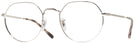 Round Copper Ray-Ban 6465 Single Vision Full Frame View #1