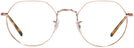 Round Copper Ray-Ban 6465 Single Vision Full Frame View #2