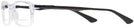 Rectangle Transparent Ray-Ban 7017 Bifocal View #3
