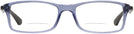 Rectangle Trans Blue Ray-Ban 7017 Bifocal View #2