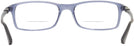 Rectangle Trans Blue Ray-Ban 7017 Bifocal View #4