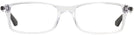 Rectangle Transparent Ray-Ban 7017 Single Vision Full Frame View #2