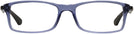 Rectangle Trans Blue Ray-Ban 7017 Computer Style Progressive View #2