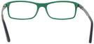 Rectangle Black/Green Tea Ray-Ban 7017 Progressive No-Lines View #4