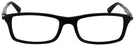 Rectangle Matte Black Ray-Ban 7017 Single Vision Full Frame View #2