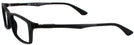 Rectangle Matte Black Ray-Ban 7017 Progressive No-Lines View #3