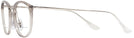 Round Trans Grey Ray-Ban 7140 Bifocal View #3
