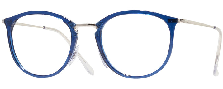 Round Ray-Ban 7140 Single Vision Full Frame View #1